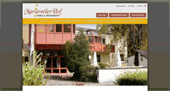 Desktop Screenshot of mariaweilerhof.de